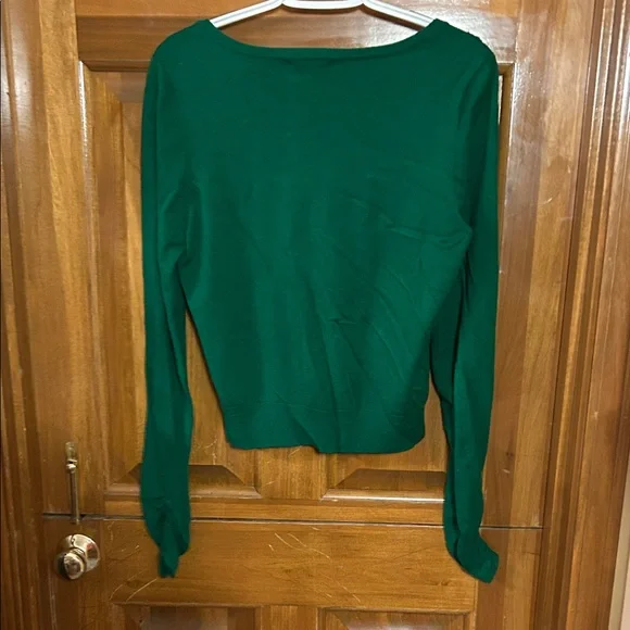 INC International Concepts Green Knit Top - Picture 4 of 4